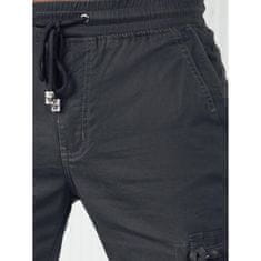 Dstreet Pánske bojové nohavice LES sivé ux4183 XL