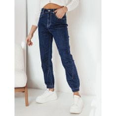 Dstreet Dámske džínsové nohavice CALCEA tmavomodré uy1969 XL