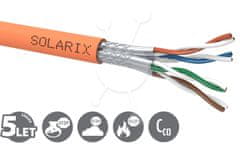 Solarix Inštalačný kábel CAT7 SSTP LSOH Cca-s1,d1,a1 500m/cievka SXKD-7-SSTP-LSOH