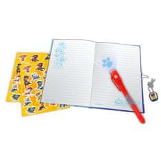 KIDS LICENSING Zápisník so zámkom a samolepkami s magickým perom Paw Patrol