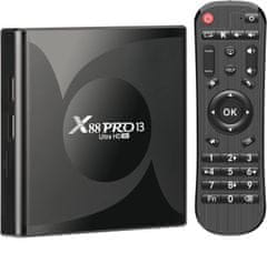 Farrot Smart TV Box Android 13.0 Quad Core 2GB 16GB, 64-bit 8K WiFi 6 2.4G/5.8G BT5.0 HDR10+ 3D USB3.0