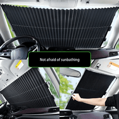 Univerzálna rozťahovacia slnečná UV clona do auta (1 ks, 155 cm x 65 cm) | GLADESHADE 
