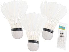 WOWO Badmintonové loptičky s perím, balenie 3 kusy