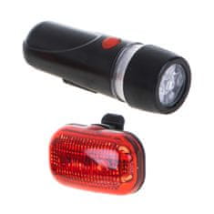 WOWO LED Svetlo na Bicykel Predné a Zadné, Batérie Inkludované - Bezpečnostné Osvetlenie