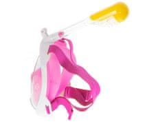 WOWO Ružová Skladacia Maska na Šnorchlovanie, Veľkosť S/M - Kompletný Set