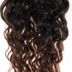 WOWO Afro-Lock Syntetické Vlasy na Zapletanie, Hnedá, 60 cm