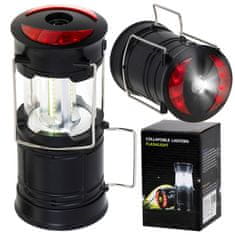 WOWO 3v1 LED Turistická Lampa, Kempingová Baterka a Lampa pre Outdoor Aktivity