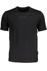Calvin Klein  Perfektné Pánske Tričko Krátky Rukáv Čierna Farba: čierna, Veľkosť: XL