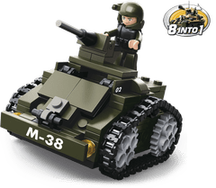 Sluban Army 8into1 M38-B0587C Obrnené vozidlo