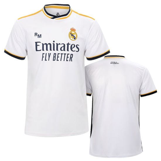 FAN SHOP SLOVAKIA Športové tričko Real Madrid FC, biele