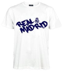 FAN SHOP SLOVAKIA Tričko Real Madrid FC, biele, bavlna | XL