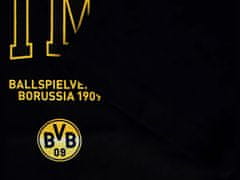 FAN SHOP SLOVAKIA Tričko Borussia Dortmund, čierno-žlté, bio-bavlna | XL