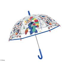 Perletti Detský dáždnik Lilo & Stitch Transparent, 75425