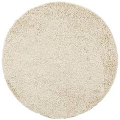 Petromila vidaXL Shaggy koberec PAMPLONA, vysoký vlas, moderný, zlatý Ø 200 cm