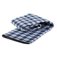 Pikniková deka so spodnou nepremokavou vrstvou 150x200 cm, modrá classic T-028-NP