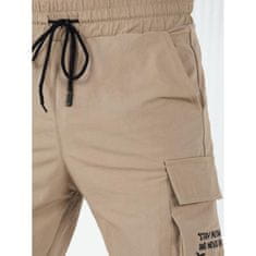 Dstreet Pánske bojové nohavice VORES béžové ux4163 XL