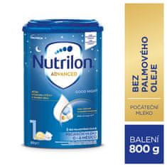Nutrilon 1 Advanced Good Night počáteční kojenecké mléko od narození 800 g