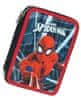Dvojposchodový školský peračník Spiderman pavučina - vybavený