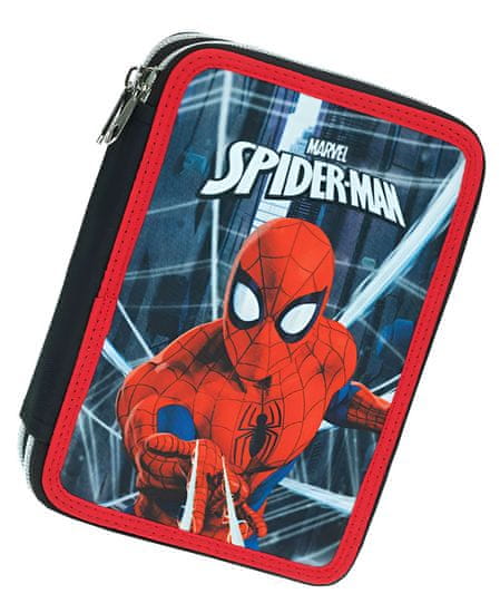EXCELLENT Dvojposchodový školský peračník Spiderman pavučina - vybavený