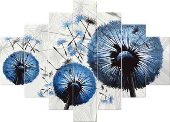 ZUTY Obrazy na stenu - Fúkačky v modrej farbe, 210x150 cm