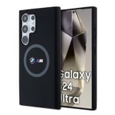 Bmw Zadný kryt M Printed Round and Logo Magsafe pre Samsung Galaxy S24 Ultra Black