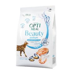 OptiMeal OPTIMEAL Beauty PODIUM suché krmivo pre dospelé mačky 1,5 kg