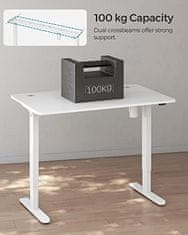 VASAGLE Nastaviteľný písací stôl 60 x 120 cm VASAGLE LSD011W01