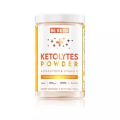 BeKETO Ketolyty elektrolyty bez cukru v prášku s vitamínom D 200g Čerstvá limetka Sunshine Orange (Slnečný pomaranč s astaxantínom a vitamínom C)