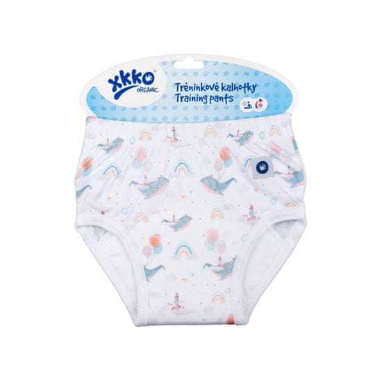 XKKO Organic Tréningové nohavičky - Sky Whale, Veľkosť L