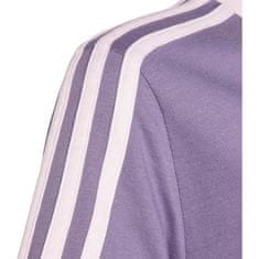 Adidas Tričko fialová XS Essentials 3-stripes