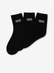 Vans Sada troch párov dámskych ponožiek v čiernej farbe VANS Classic Half Crew 36 1/3