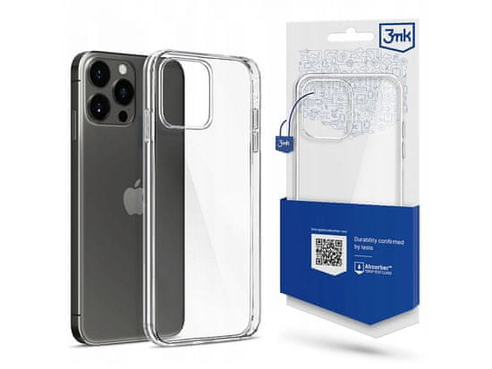 3MK Puzdro na telefón Apple iPhone 15 Pro - 3mk Clear Case