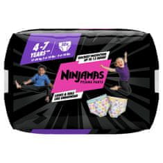 Pampers Ninjamas Pyjama Pants Srdíčka, 10 ks, 7 let, 17kg-30kg