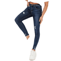 Dstreet Dámske džínsové nohavice MOURE modré uy1983 XL
