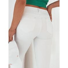 Dstreet Dámske džínsové nohavice BRENO biele uy1993 M