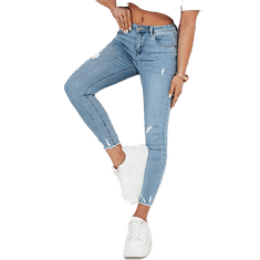 Dstreet Dámske džínsové nohavice MAGZON modré uy1989 XL