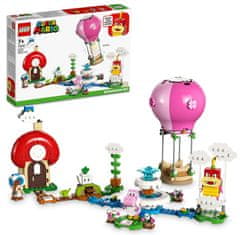 LEGO Super Mario 71419 Peach a let balónom v záhrade – rozširujúci set