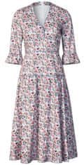 Burda Strih Burda 5820 - Puzdrové šaty, šaty s volánikmi, boho šaty