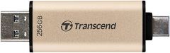 Transcend USB Flash disk JetFlash 930C 256GB USB 3.2USB-C - zlatý