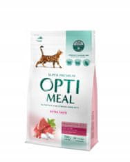 OptiMeal OPTIMEAL suché krmivo pre mačky s teľacím mäsom 700 g