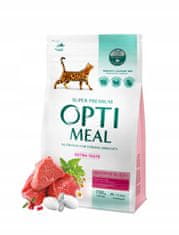 OptiMeal OPTIMEAL suché krmivo pre mačky s teľacím mäsom 700 g