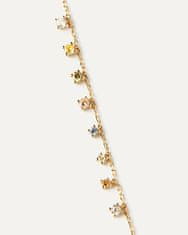 PDPAOLA Nežný pozlátený náhrdelník s príveskami RAINBOW Gold CO01-839-U
