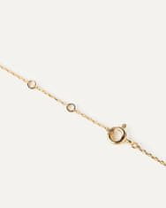 PDPAOLA Krásny pozlátený náhrdelník Peach Lily CO01-844-U