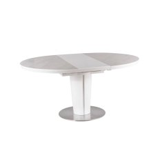 Signal Jedálenský stôl ORBIT CERAMIC - biely marmur/biely mat