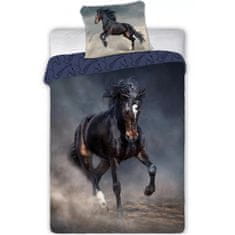 FARO Bavlnené posteľné obliečky Čierny žrebec Tornádo