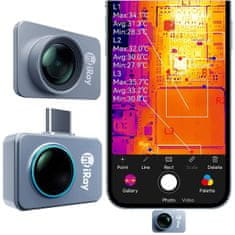 InfiRay P2 Pro mobilná termokamera a termovízna kamera s makroobjektívom, Android, USB-C