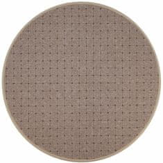 Kusový koberec Udinese béžový new kruh 57x57 (priemer) kruh