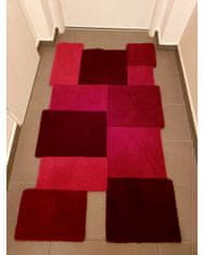 Flair Ručne všívaný kusový koberec Abstract Collage Red 90x150