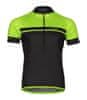 pánský cyklistický dres Dream čierna/zelená L