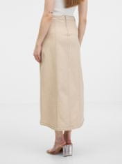 Orsay Béžová dámska džínsová sukňa 38